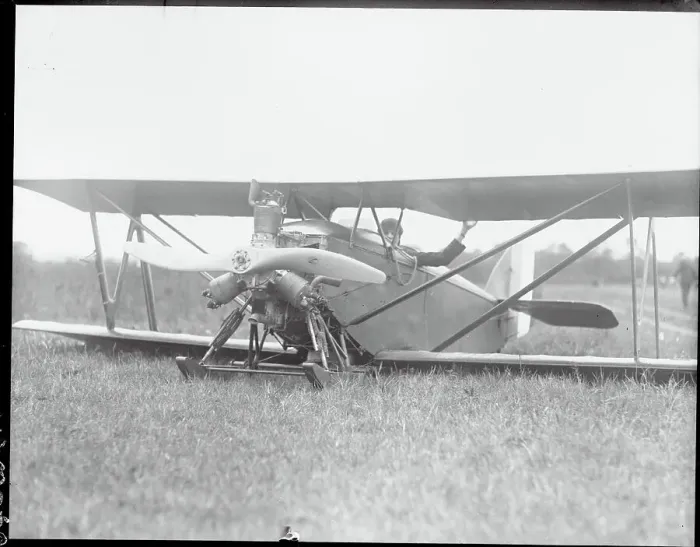 Framed Print : Pilot in Plane Framed Print : Pilot in Plane