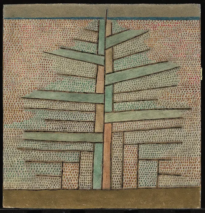 Framed Print : Pine tree, 1932. Artist: Klee, Paul (1879-1940) Framed Print : Pine tree, 1932. Artist: Klee, Paul (1879-1940)