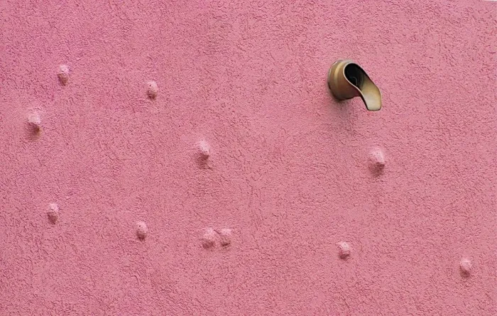 Framed Print : Pink Bumpy Wall Framed Print : Pink Bumpy Wall