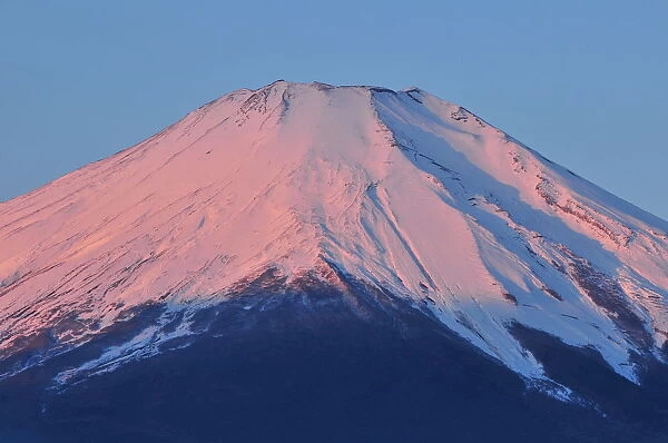 Pink Fuji in Early Morning