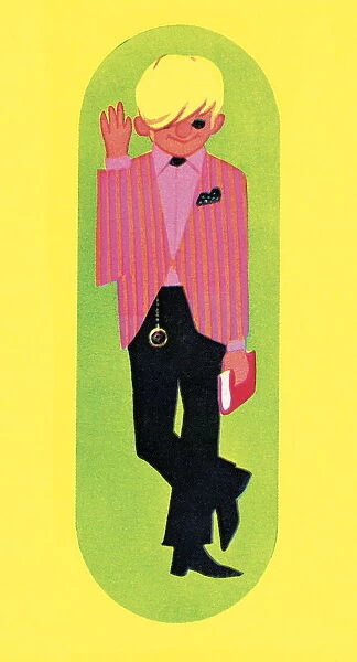 Pink tuxedo