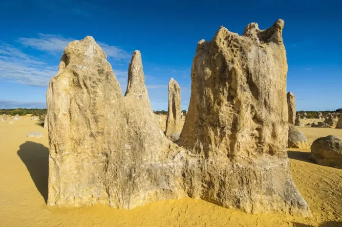 Framed Print : The Pinnacles limestone formations, Nambung National Park, Western Australia Framed Print : The Pinnacles limestone formations, Nambung National Park, Western Australia