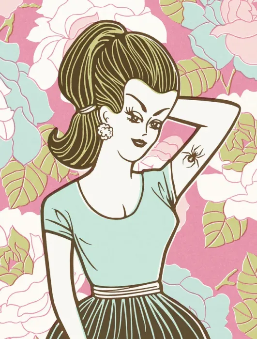 Framed Print : Pinup girl in clothes Framed Print : Pinup girl in clothes
