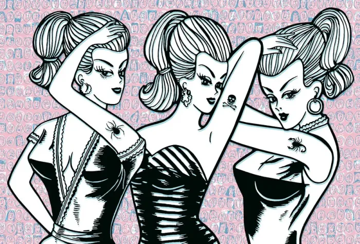 Framed Print : Pinup girls Framed Print : Pinup girls