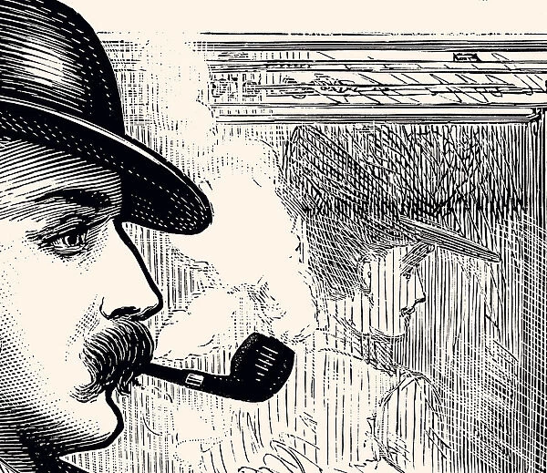 PIPE SMOKER IN 1889 (XXXL)