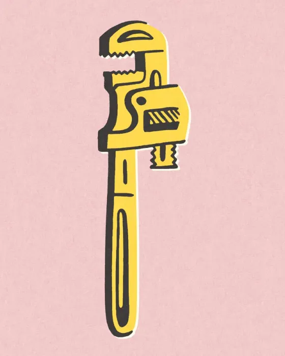 Framed Print : Pipe Wrench Framed Print : Pipe Wrench