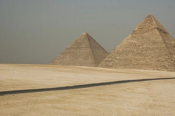 Piramids. pyramids in the desert around Cairo, Giza, Egypt