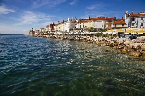 Piran waterfront, Adriatic Sea, Slovenia