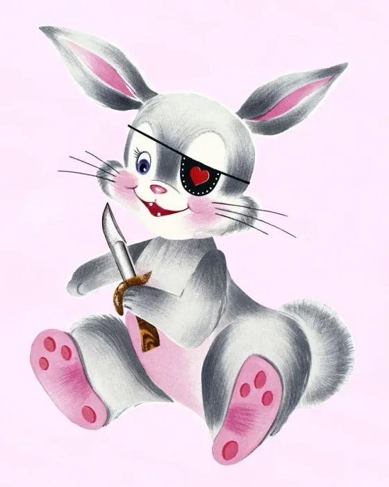 Framed Print : Pirate Rabbit Framed Print : Pirate Rabbit