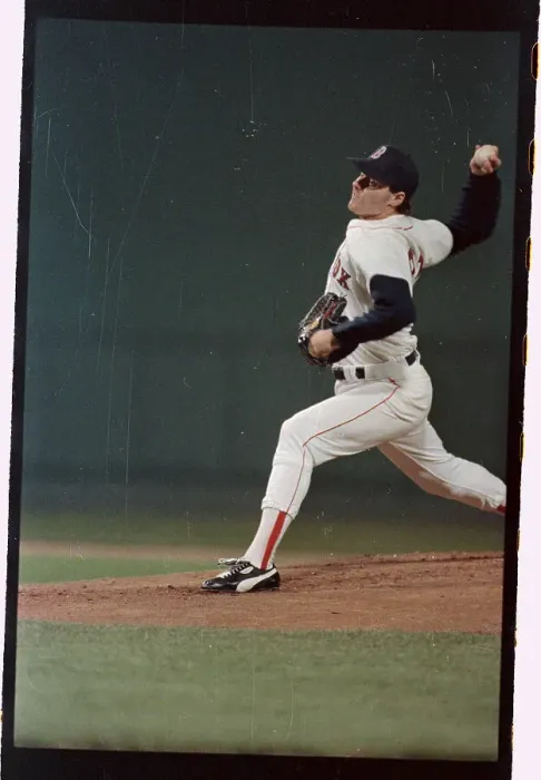 Framed Print : Pitcher Roger Clemens Winding up Framed Print : Pitcher Roger Clemens Winding up