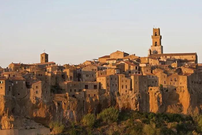 Framed Print : Pitigliano a old city on a Tuff rock, Tuscany, Italy, Europe Framed Print : Pitigliano a old city on a Tuff rock, Tuscany, Italy, Europe