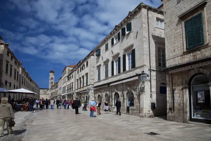 Framed Print : Placa Street in Dubrovnik Old Town Framed Print : Placa Street in Dubrovnik Old Town