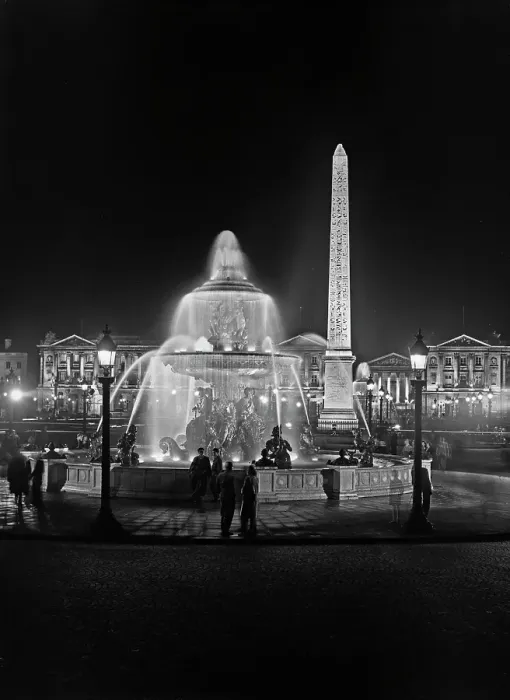 Framed Print : Place De La Concorde By Night Framed Print : Place De La Concorde By Night