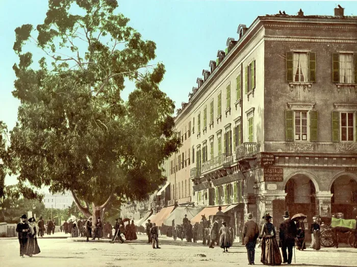 Framed Print : Place Massena, Nice, France, c. 1890, Historic, digitally restored reproduction from a 19th century original, Place Massena, Nice, 1890, Historic, digitally restored reproduction from a 19th century original, Europe Framed Print : Place Massena, Nice, France, c. 1890, Historic, digitally restored reproduction from a 19th century original, Place Massena, Nice, 1890, Historic, digitally restored reproduction from a 19th century original, Europe