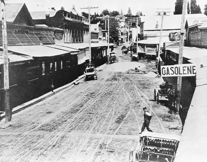Framed Print : Placerville in 1900 Framed Print : Placerville in 1900