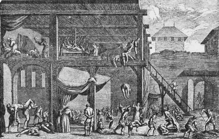 Framed Print : Plague Hospital
