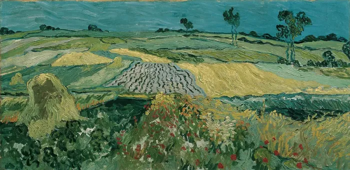 Framed Print : The Plain of Auvers, 1890 Framed Print : The Plain of Auvers, 1890