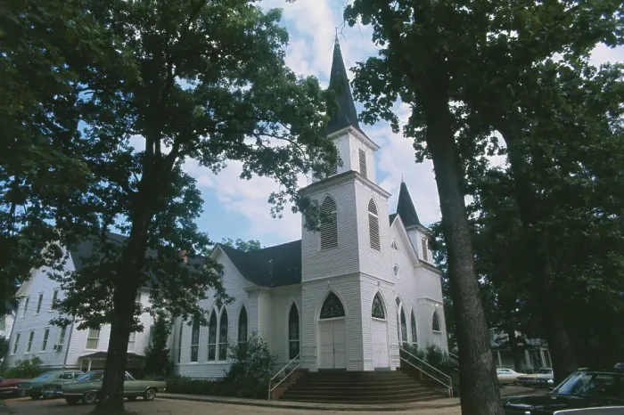Framed Print : Plains Baptist Church