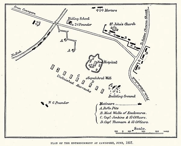 Plan of the Entrenchment at Cawnpore