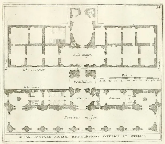 Framed Print : Plan of the ground floor and the first flat of the building Villa Albani, historical Rome, Italy, digital reproduction of an original template from the 17th century, original date unknown Framed Print : Plan of the ground floor and the first flat of the building Villa Albani, historical Rome, Italy, digital reproduction of an original template from the 17th century, original date unknown