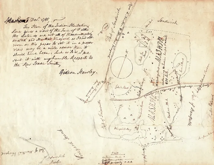 Framed Print : Plan of Mashpee Framed Print : Plan of Mashpee