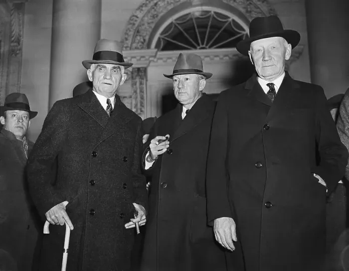 Framed Print : Plan New Taxes After Conference with President
