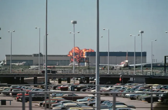 Framed Print : Plane Crash, O'Hare Airport Framed Print : Plane Crash, O'Hare Airport