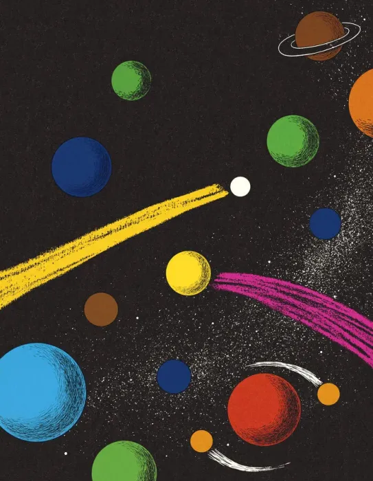 Framed Print : Planets in Outer Space