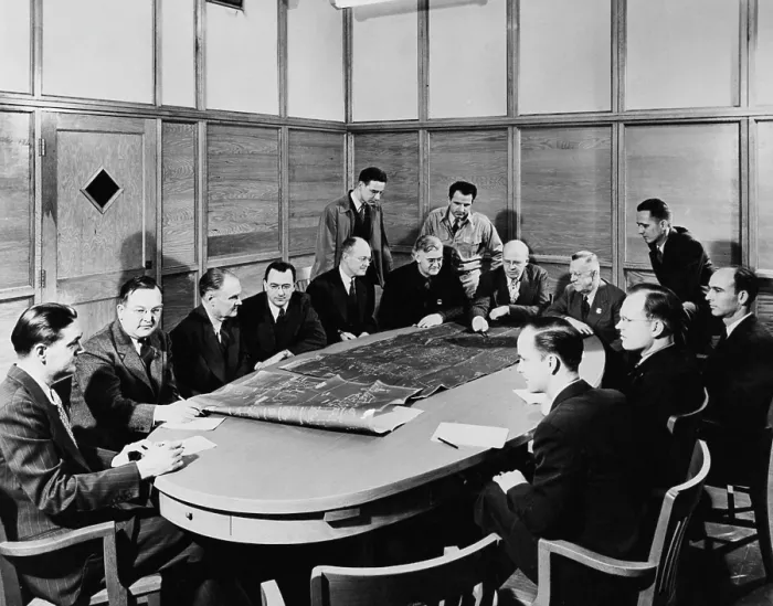 Framed Print : Planning Meeting Framed Print : Planning Meeting