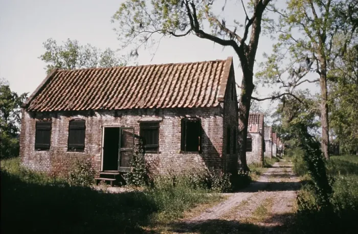 Framed Print : Plantation Slave Quarters Framed Print : Plantation Slave Quarters
