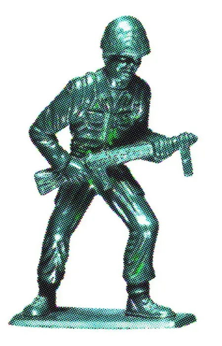 Framed Print : Plastic Toy Soldier Framed Print : Plastic Toy Soldier