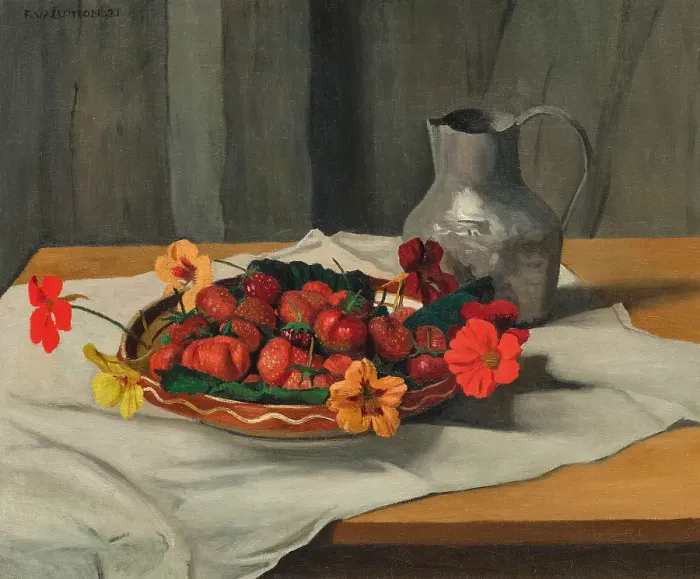 Framed Print : Plat De Fraises (Strawberry Dish) Framed Print : Plat De Fraises (Strawberry Dish)
