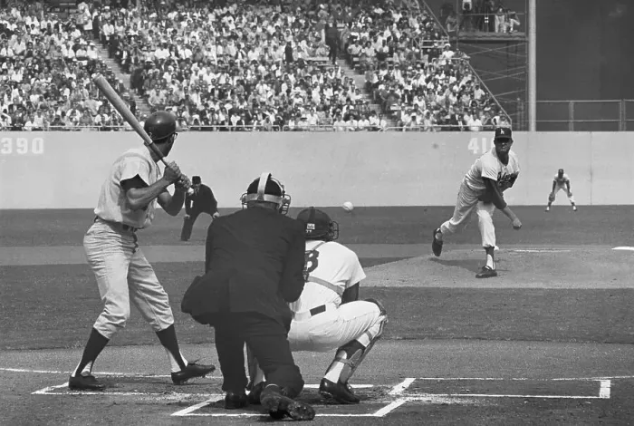Framed Print : Behind the Plate View Drysdale Pitching Framed Print : Behind the Plate View Drysdale Pitching