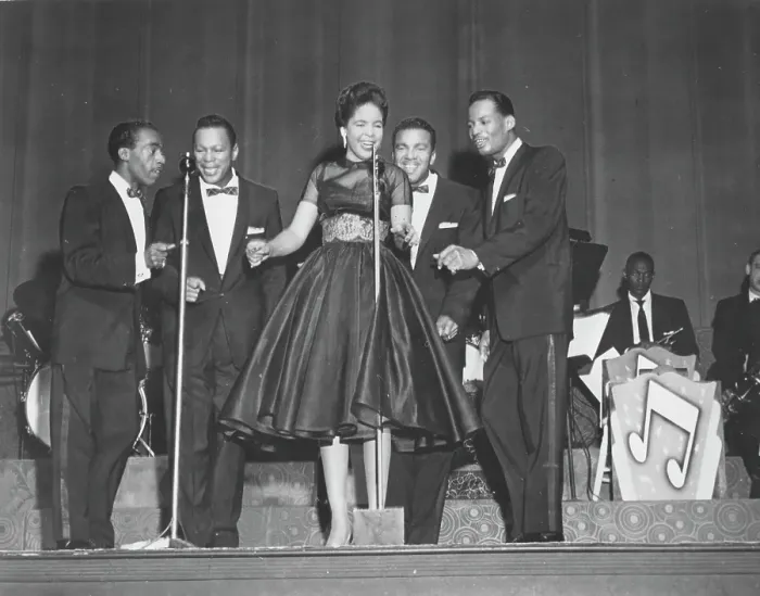 Framed Print : The Platters Performing Framed Print : The Platters Performing