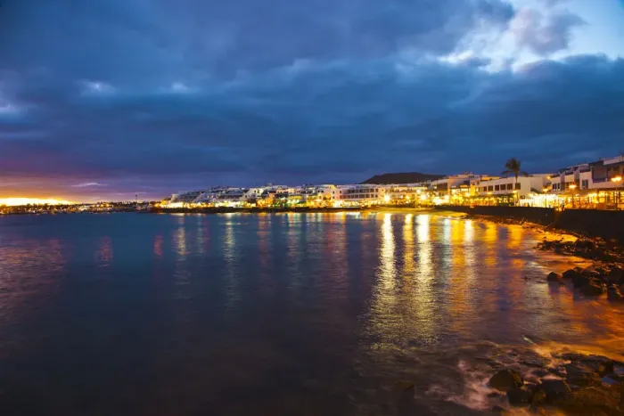 Framed Print : Playa Blanca beach in Lanzarote Framed Print : Playa Blanca beach in Lanzarote