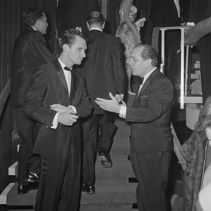 Framed Print : Playboy Club Owner Hugh Hefner with Joey Adams Framed Print : Playboy Club Owner Hugh Hefner with Joey Adams