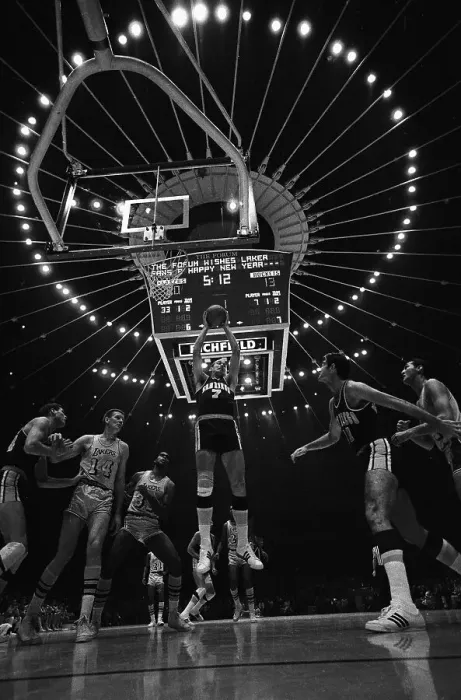 Framed Print : Player Going up With Rebound in Game Framed Print : Player Going up With Rebound in Game