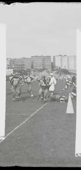 Framed Print : Player Being Tackled from Behind Framed Print : Player Being Tackled from Behind