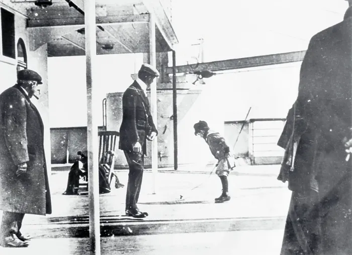 Framed Print : Playground Deck on the Titanic Framed Print : Playground Deck on the Titanic
