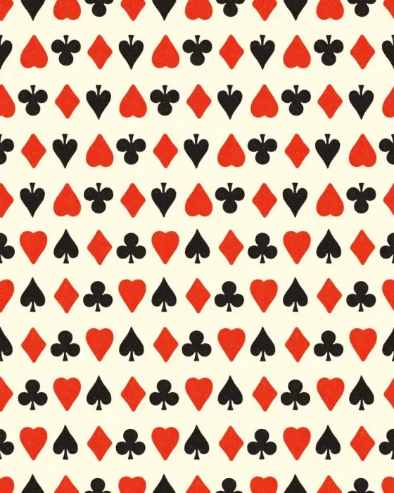 Framed Print : Playing Card Symbols