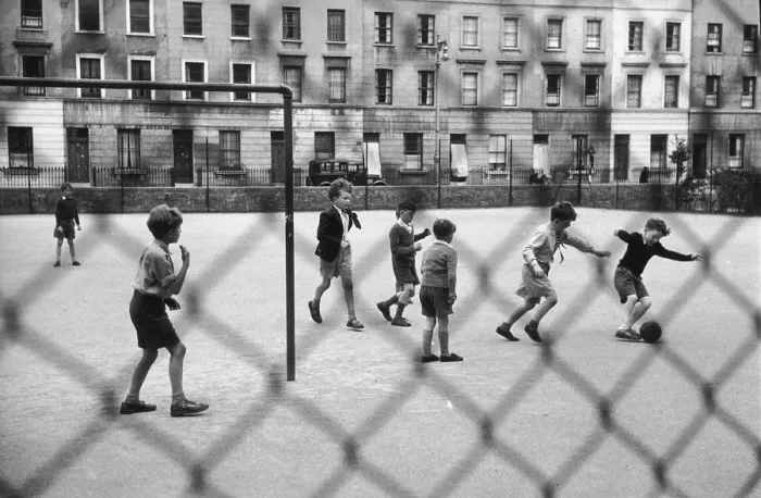 Framed Print : Playing Football Framed Print : Playing Football