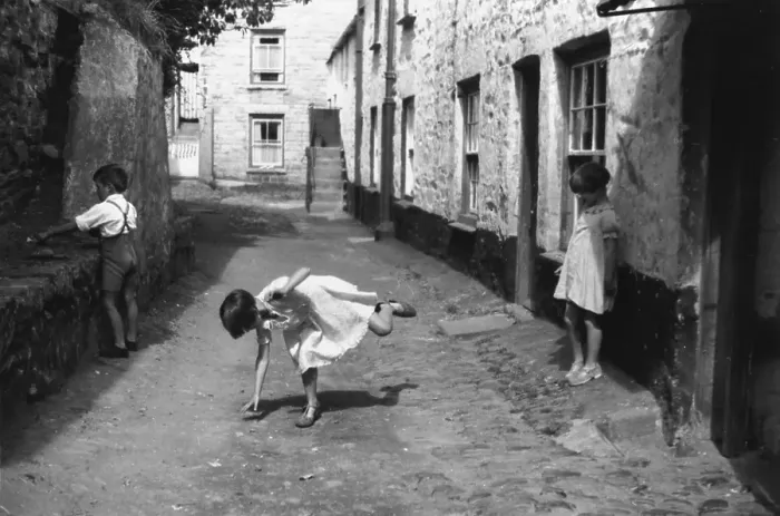 Framed Print : Playing In Street