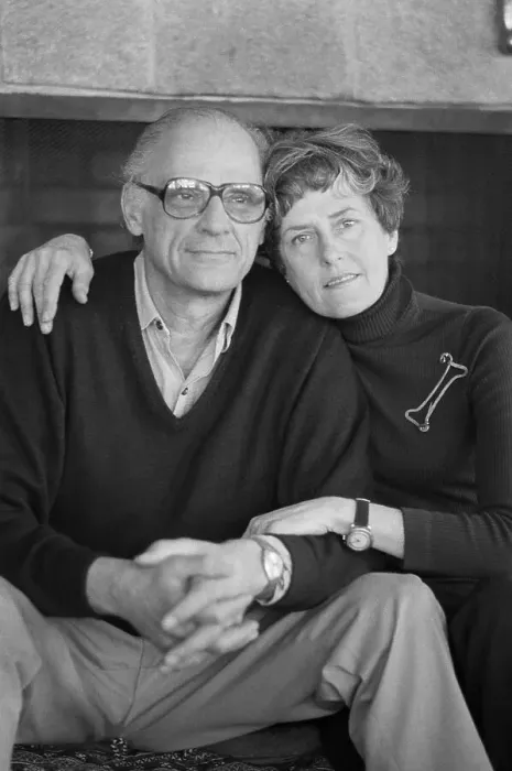 Framed Print : Playwright Arthur Miller And His Wife Framed Print : Playwright Arthur Miller And His Wife