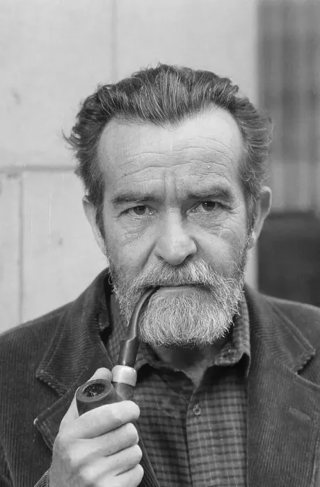 Framed Print : Playwright Athol Fugard Smoking a Pipe Framed Print : Playwright Athol Fugard Smoking a Pipe