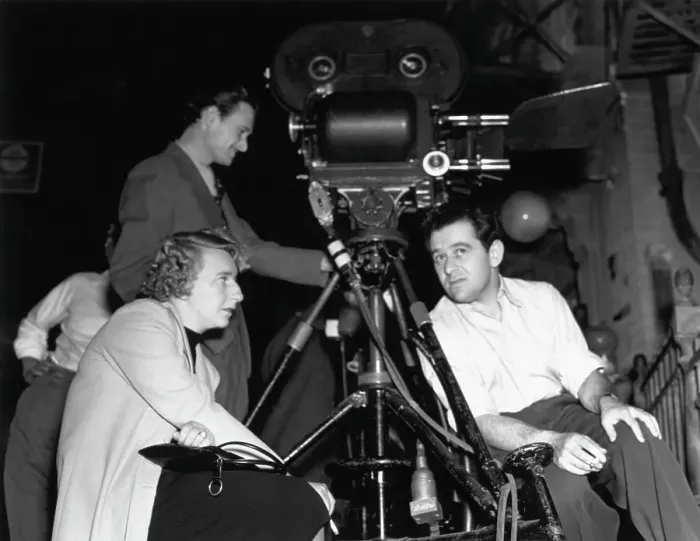 Framed Print : Playwright Lillian Hellman with Director William Wyler Framed Print : Playwright Lillian Hellman with Director William Wyler