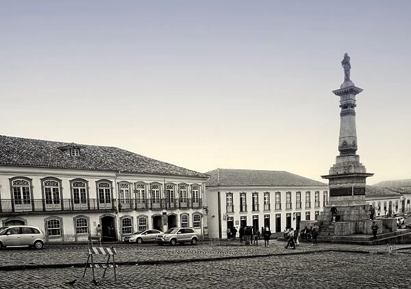 Plaza central of Ouro Preto