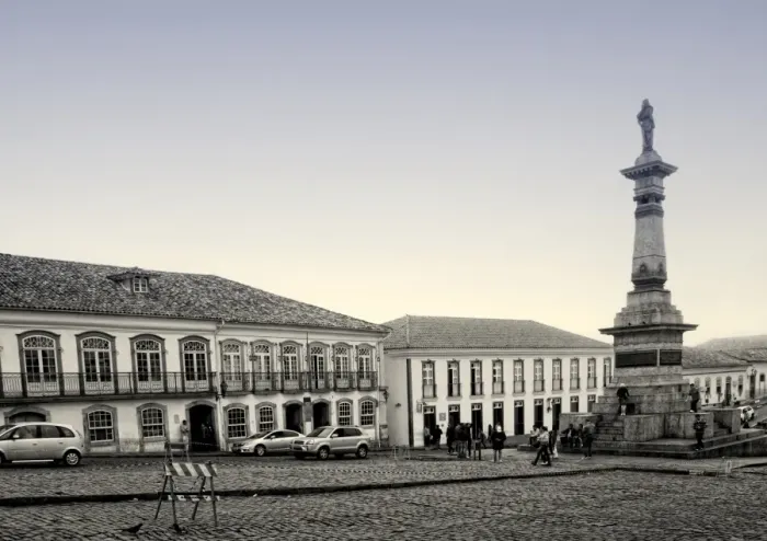 Framed Print : Plaza central of Ouro Preto Framed Print : Plaza central of Ouro Preto