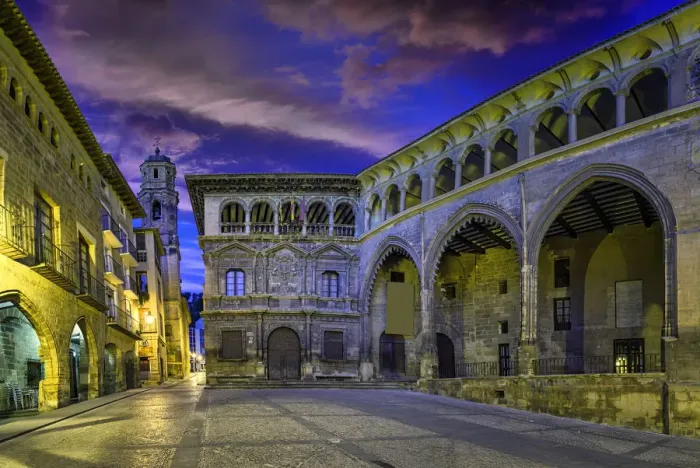 Framed Print : Plaza de EspaAna with Town Hall and Gothic Market, AlcaAniz, Teruel Province, Spain Framed Print : Plaza de EspaAna with Town Hall and Gothic Market, AlcaAniz, Teruel Province, Spain