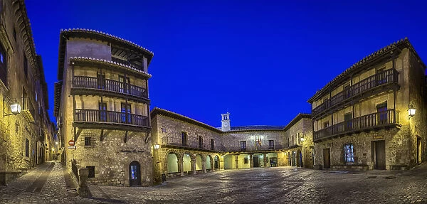 Plaza Mayor of Albarracin, Teruel, Spain