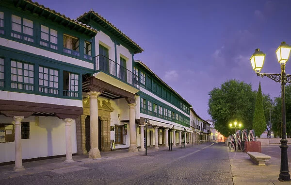 Plaza Mayor of Almagro, Almagro city, Autonomous Community of Castilla La Mancha, Spain